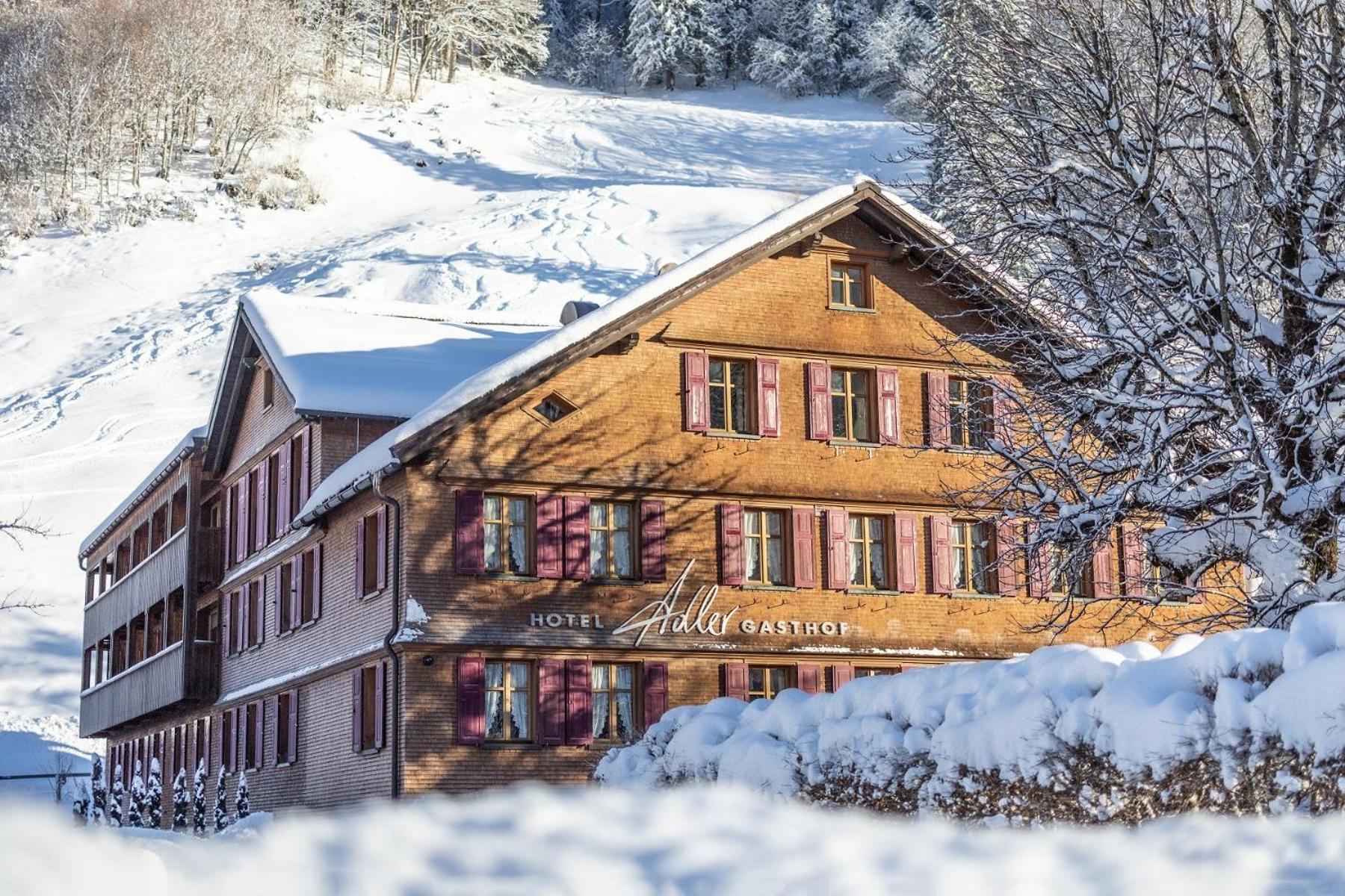 Hotel Gasthof Adler Schoppernau Exterior photo